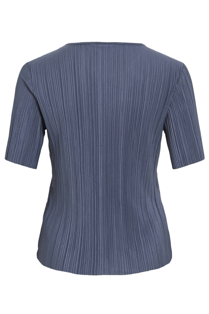VIPLISA O-NECK S/S TOP - NOOS 14089481 Vintage Indigo
